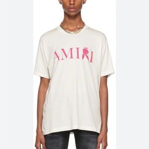 AMIRI white playboy edition reverse bunny shirt